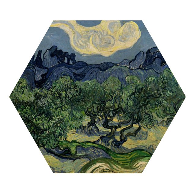 Kunststile Vincent van Gogh - Olivenbäume