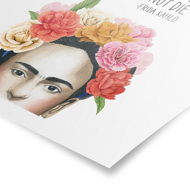 Wandbilder Blumen Fridas Gedanken - Blumen