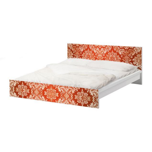 Möbelfolie für IKEA Malm Bett niedrig 180x200cm - Klebefolie Barocktapete