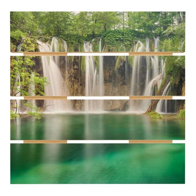 Wandbilder Wasserfall Plitvicer Seen