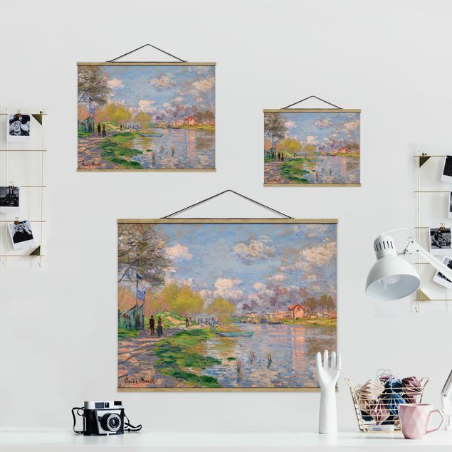 Wandbilder Kunstdrucke Claude Monet - Seine