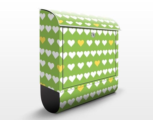 grüner Briefkasten Frisch Verliebt Musterdesign