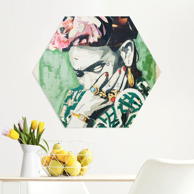 Küchen Deko Frida Kahlo - Collage No.3