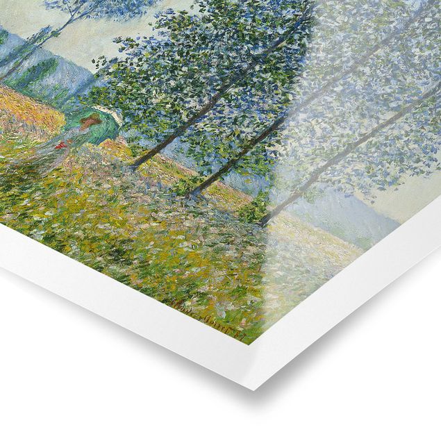 Kunstkopie Poster Claude Monet - Felder im Frühling