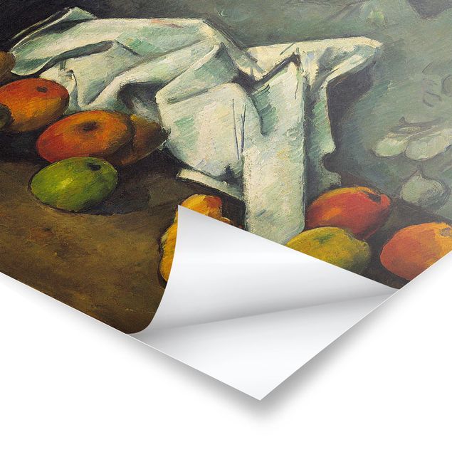 Wandbilder Modern Paul Cézanne - Milchkanne und Äpfel