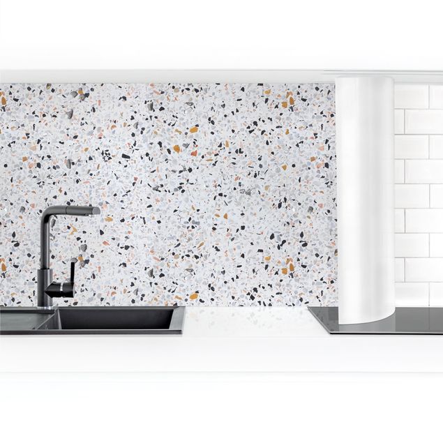 Küchenrückwand selbstklebend Terrazzo Muster Neapel