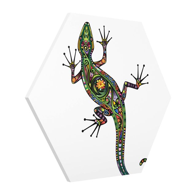 Wandbilder Modern Geckomuster
