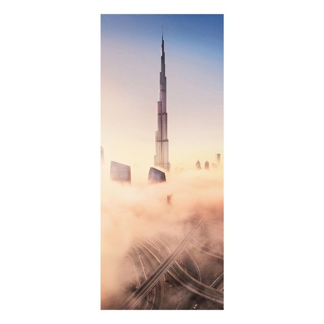 Küchen Deko Himmlische Skyline von Dubai