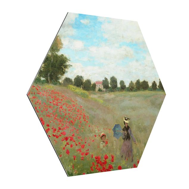 Kunststile Claude Monet - Mohnfeld bei Argenteuil