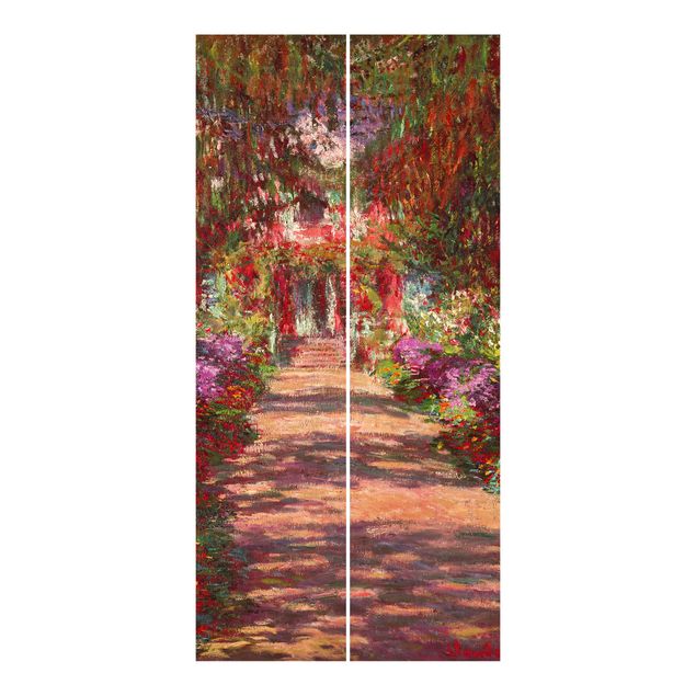 Kunststile Claude Monet - Weg in Monets Garten in Giverny