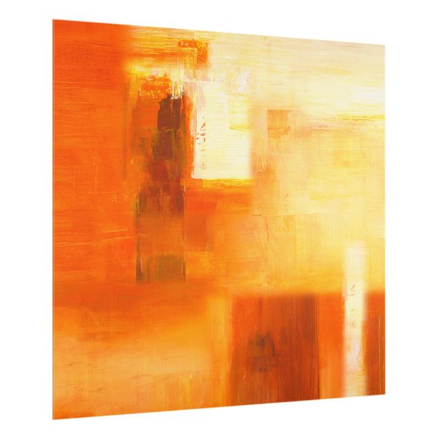 Bilder Petra Schüssler Komposition in Orange und Braun 02