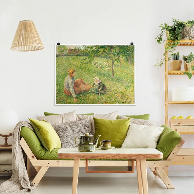 Kunststil Romantik Camille Pissarro - Gänsehirtin