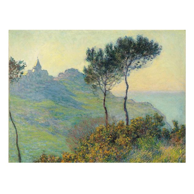 Wandbilder Berge Claude Monet - Varengeville Abendsonne
