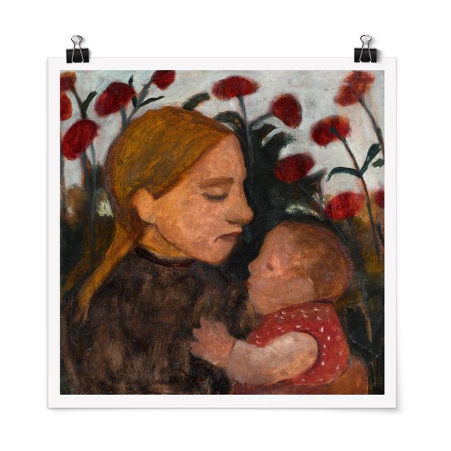 Kunststile Paula Modersohn-Becker - Junge Frau mit Kind