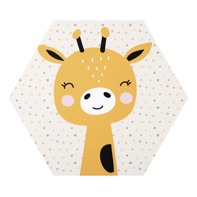 Foto auf Hartschaumplatte Baby Giraffe