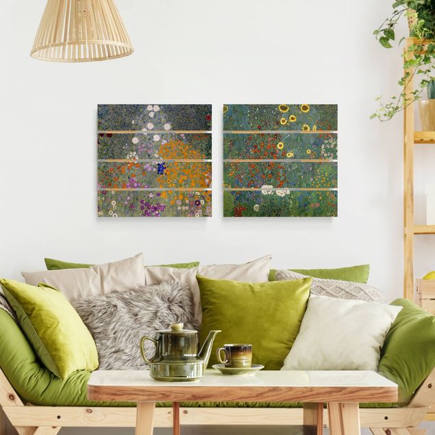 Wanddeko Küche Gustav Klimt - Im grünen Garten