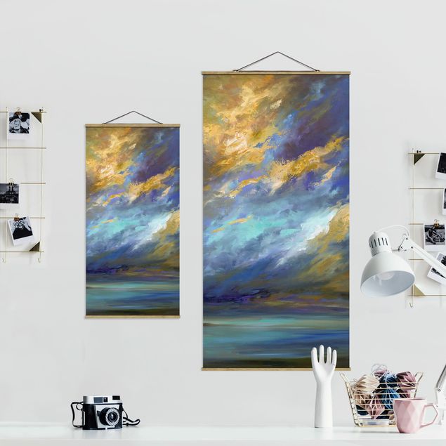 Wandbilder Abstrakt Himmel über Küste