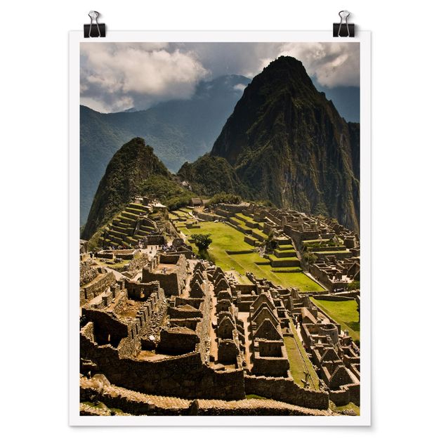 Poster Skylines Machu Picchu