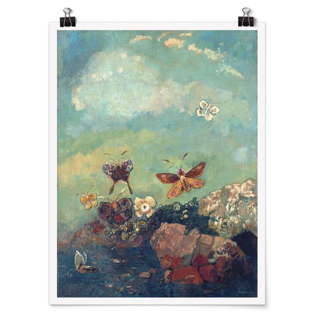 Kunstdrucke Poster Odilon Redon - Schmetterlinge