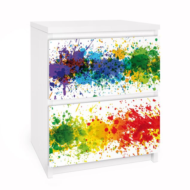 Küche Dekoration Rainbow Splatter