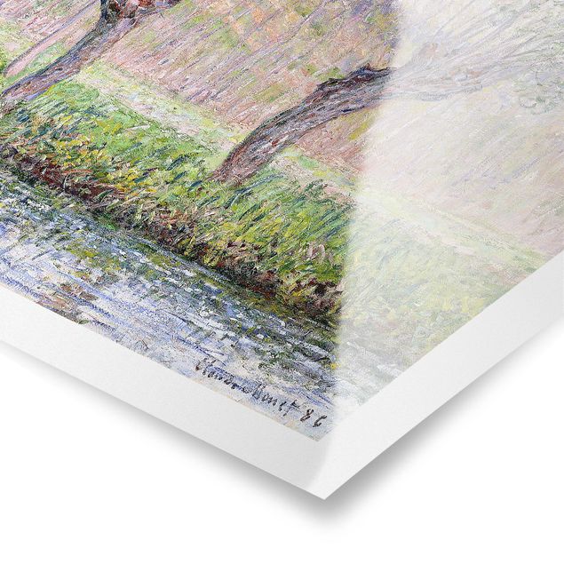 Kunstdrucke Poster Claude Monet - Weidenbäume Frühling