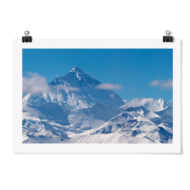 Poster Naturbilder Mount Everest
