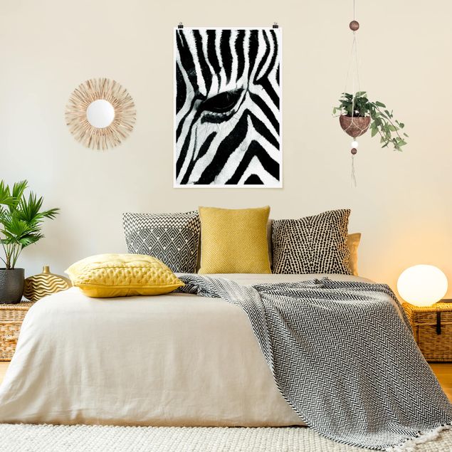 Poster schwarz-weiß Zebra Crossing No.3