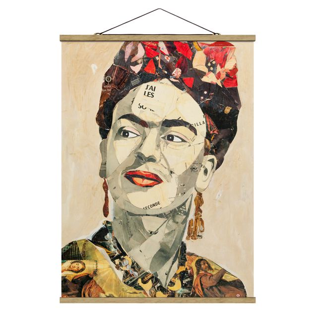 Wandbilder Modern Frida Kahlo - Collage No.2