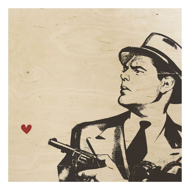 Kubistika Kunstdrucke Love and Gun