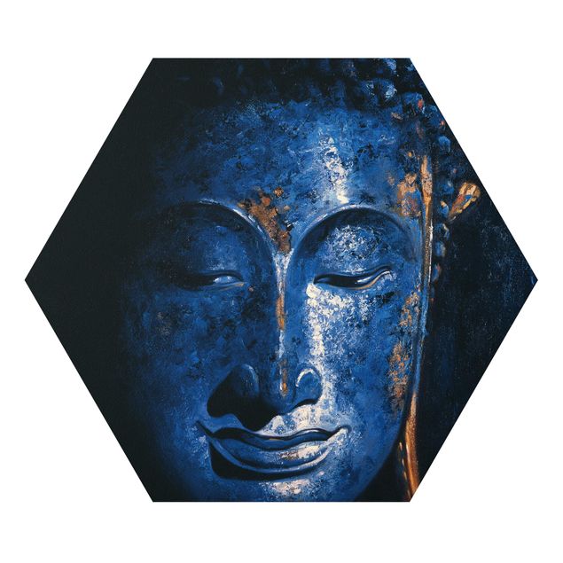 Wandbilder Blau Delhi Buddha
