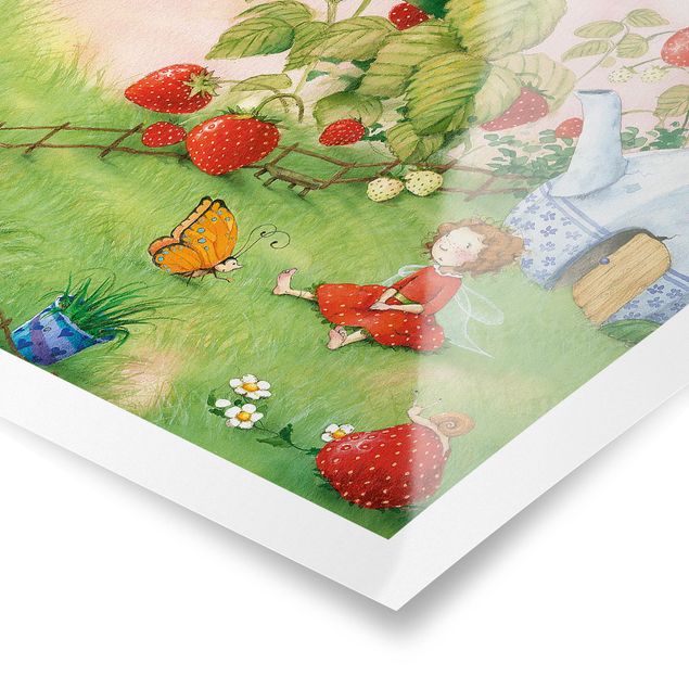 Poster bestellen Erdbeerinchen Erdbeerfee - Im Garten