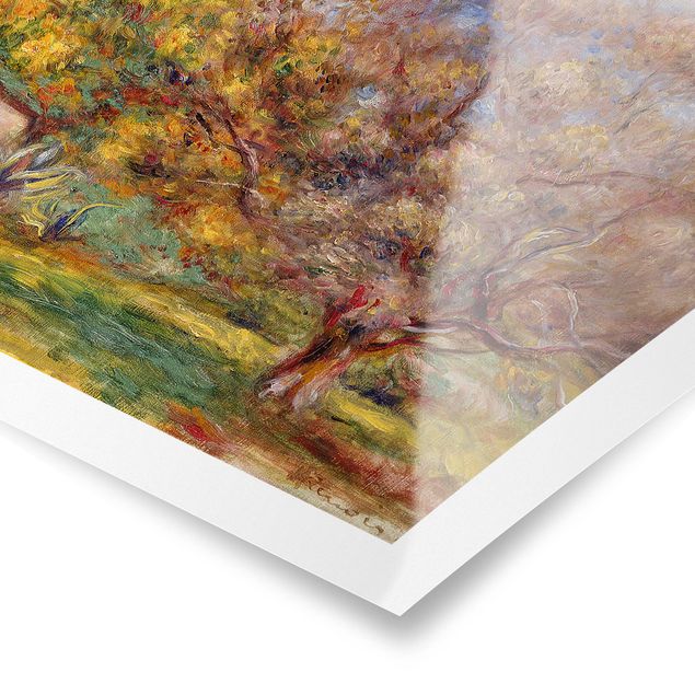 Kunstdrucke Poster Auguste Renoir - Garten mit Olivenbäumen