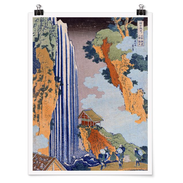 Poster Kunstdruck Katsushika Hokusai - Ono Wasserfall