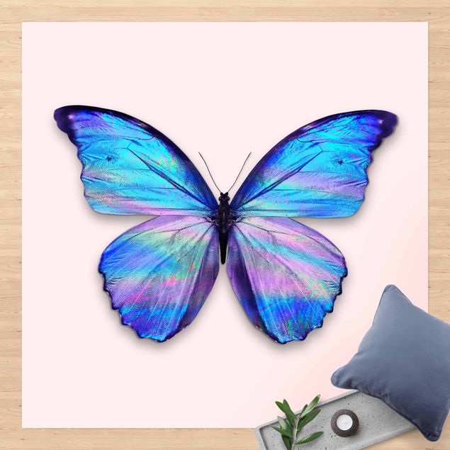 Aussen Teppich Holografischer Schmetterling