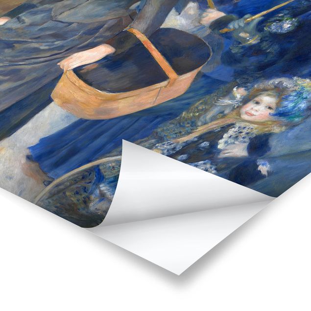 Wandbilder Blau Auguste Renoir - Die Regenschirme