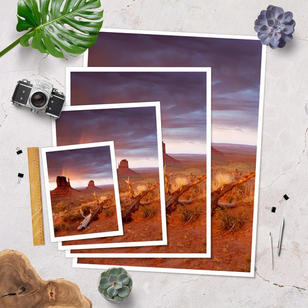 schöne Bilder Monument Valley bei Sonnenuntergang