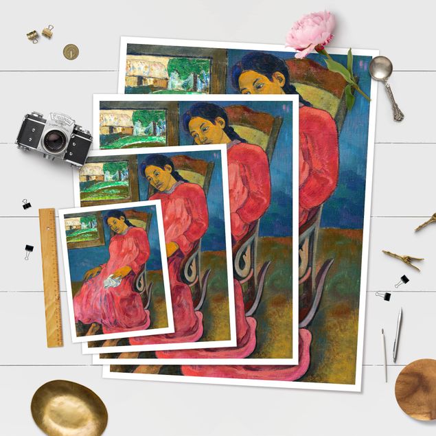 schöne Bilder Paul Gauguin - Melancholikerin