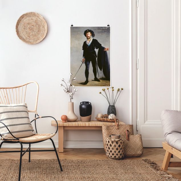 Kunststile Edouard Manet - Der Sänger Jean-Baptiste Faure als Hamlet