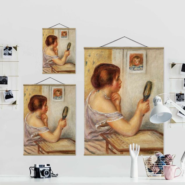 Wandbilder Modern Auguste Renoir - Gabrielle mit Spiegel