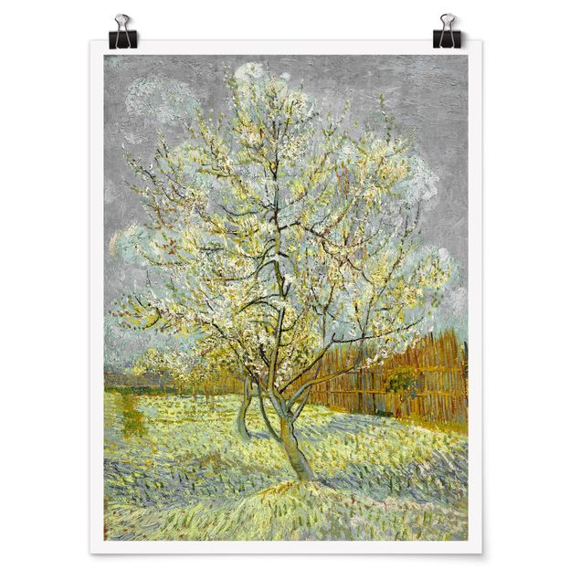 Kunststil Post Impressionismus Vincent van Gogh - Pfirsichbaum rosa