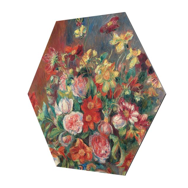 Wandbilder Kunstdrucke Auguste Renoir - Blumenvase