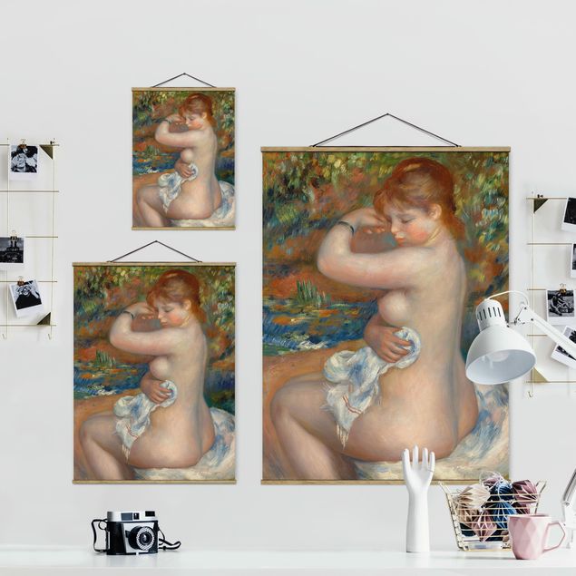 Wandbilder Portrait Auguste Renoir - Badende
