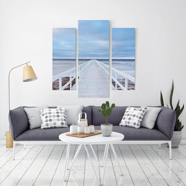 Wandbilder Landschaften Brücke in Schweden