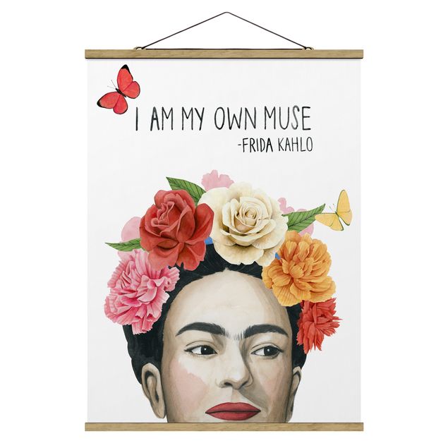 Wandbilder Portrait Fridas Gedanken - Muse