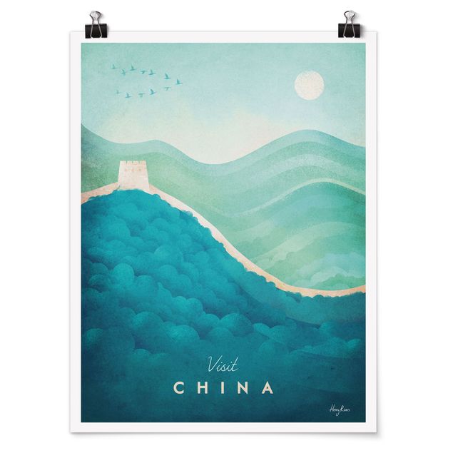 Kunstdrucke Poster Reiseposter - China