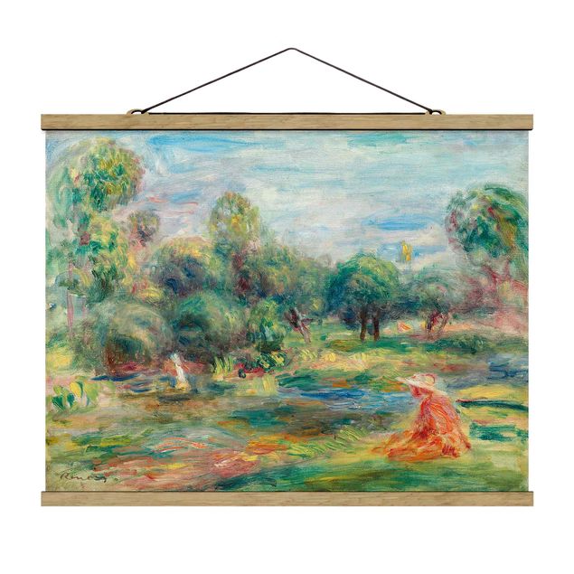 Wandbilder Bäume Auguste Renoir - Landschaft bei Cagnes