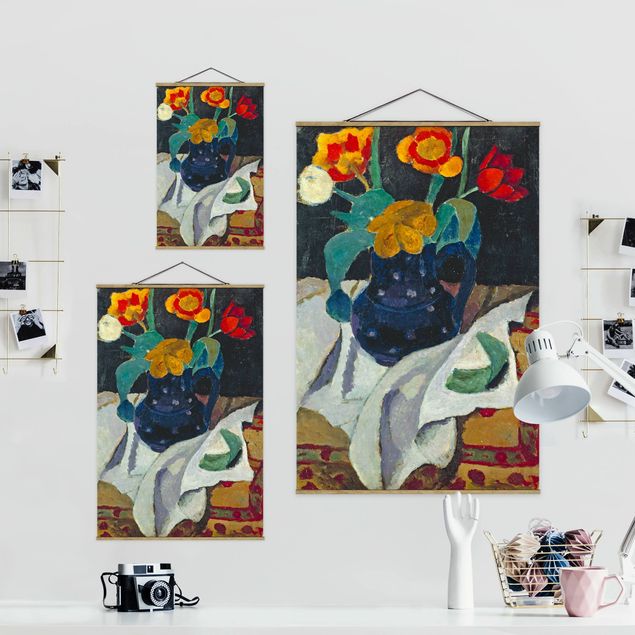 Wandbilder Kunstdrucke Paula Modersohn-Becker - Stillleben mit Tulpen