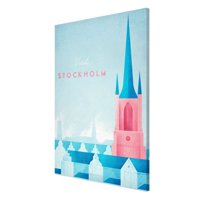 Wandbilder Kunstdrucke Reiseposter - Stockholm