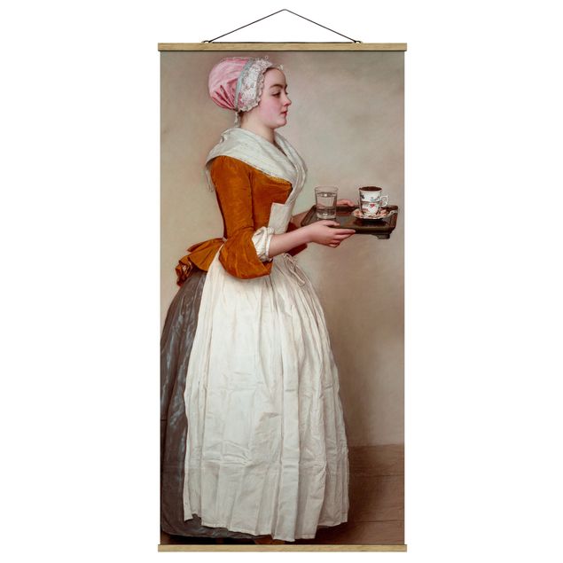Wandbilder Kaffee Jean Etienne Liotard - Das Schokoladenmädchen
