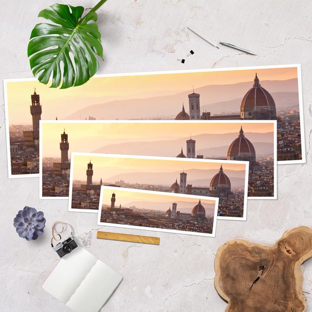 Poster - Florenz - Panorama Querformat